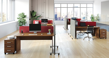 Акустическая мобильная перегородка (1200*377*1100)...