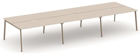 Рабочая станция на 6 мест с вырезом ES.D.RS-6.4-VP