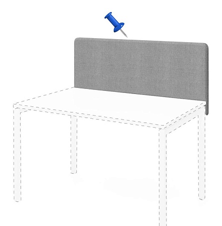 TOUR Экран выс ткань 140см pin spec TSCR140*45 над...