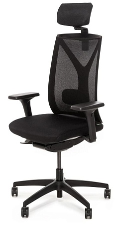 Кресло,синх,1D,подг,чер DION MeshBl 870 1D black