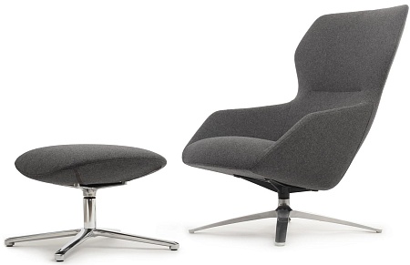 Кресло  (кашемир) F1705 + оттоманка