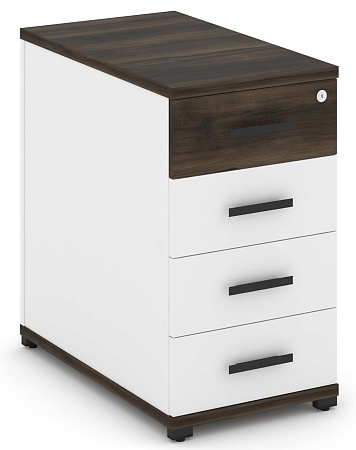 Тумба опорная/приставная 4 ящика. CN.TGO-002 B/W