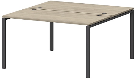 Бенч двойной на металлокаркасе СМС2-П-16К.149.Пр25