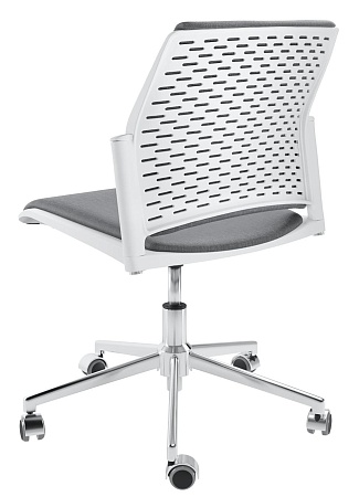 REWIND Кресло, каркас Хром, Пластик Белый ЦБ-00011401