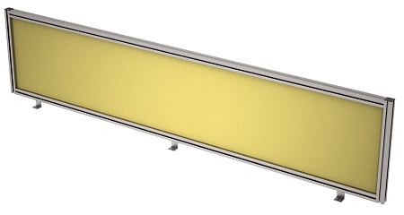 Барьер фронтальный в алюминевом профиле, вставка т...