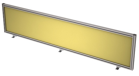 Барьер фронтальный в алюминевом профиле, вставка т...