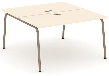 Рабочая станция на 2 места с лючком ES.D.RS-2.3-LK