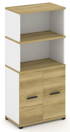 Распашной шкаф опорный/приставной с надставкой высокой CN.SOPR-004 B/W