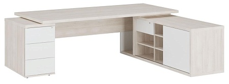 Стол рабочий на креденции и тумбе правый ZIO285109