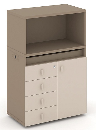 Набор №2. Тумба одиночная + низкая надставка ES.NB.1N-2