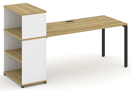 Стол рабочий с опорным стеллажом с надставкой низкой CN.SP-212
