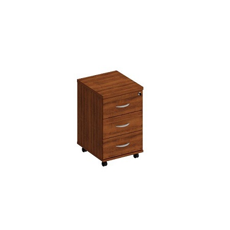 Тумба выкатная 3-х ящичная с центральным замком  К.308