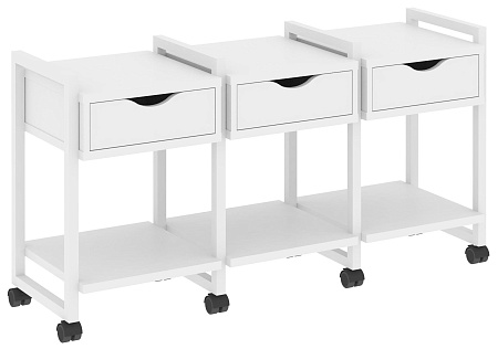 Тумба на колесных опорах наборная. Вариант №4 VR.L-TN-4.K