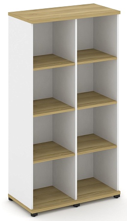 Стеллаж две узкие секции, 4 ниши CN.STU-420