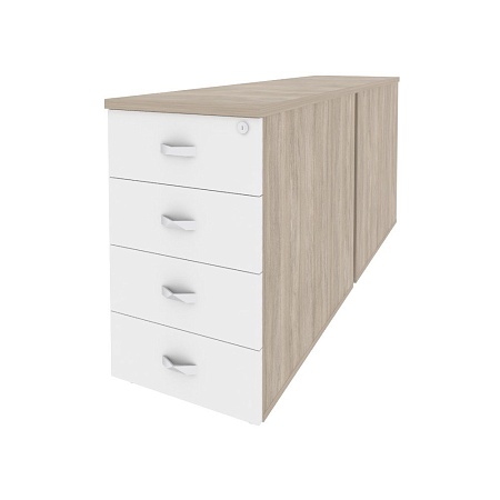 Тумба двойная приставная / опорная O.TPO-2.8