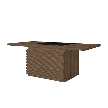 Стол руководителя с декоративным траверсом TS-200 + TS-100.2