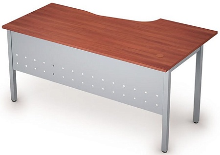 Стол на металлических опорах, экран металл 2МК.120L
