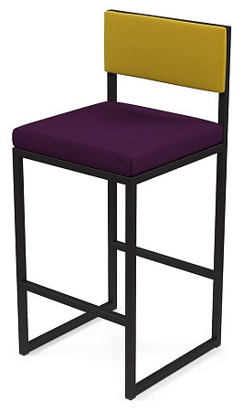 Барный стул Барнс-75 (сидушка violet/спинка ricco) AL 301