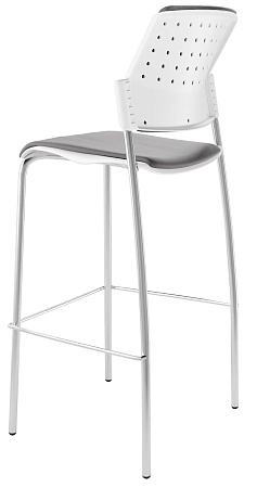 MOVIE барный, каркас Хром, Пластик Белый ЦБ-00011197