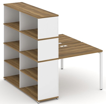 Рабочая станция с опорным стеллажом с надставкой высокой CN.DRS-213