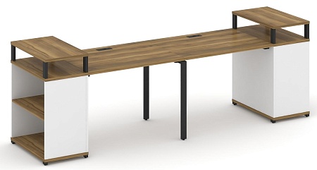 Рабочая станция с опорными стеллажами с верхними горизонтами CN.ORS-205