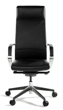 Кресло офисное Сиена A1811 black leather