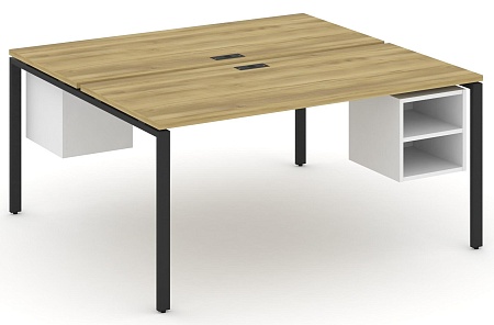 Рабочая станция двух сторонняя с подвесными тумбами на 2 места CN.DRS-108