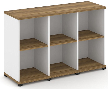 Стеллаж три узкие секции, 2 ниши CN.STU-230