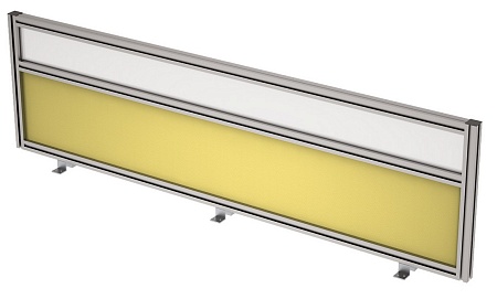 Барьер фронтальный в алюминевом профиле, вставка с...