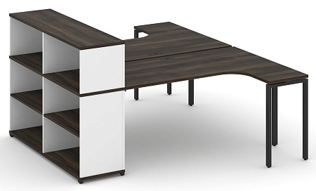 Рабочая станция с опорным стеллажом с надставкой низкой CN.DSA-206