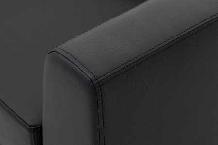 Диван 2м иск.кожа металл EVA 2 Dollaro 501 black