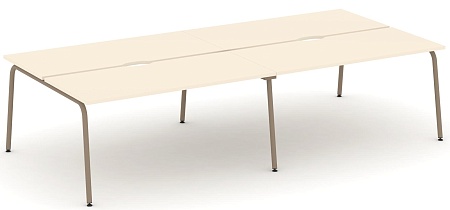 Рабочая станция на 4 места с вырезом ES.D.RS-4.4-VK