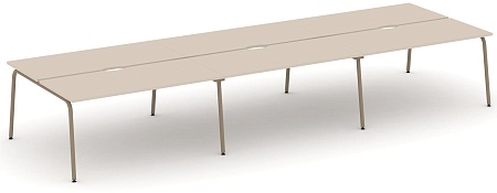 Рабочая станция на 6 мест с вырезом ES.D.RS-6.4-VK