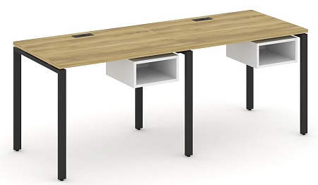 Рабочая станция односторонняя с подвесными тумбами на 2 места CN.ORS-101