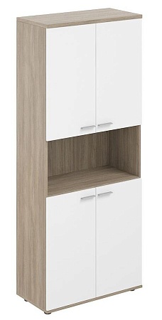 Шкаф высокий с нишей, 4-х дв, з.ст ЛДСП 16 мм SG.861