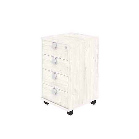 Тумба подкатная (4 ящика фолдинг, с замком) Л.ТМ-4F