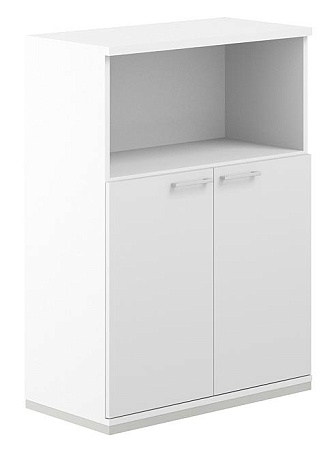 Шкаф 3 ур. 800 с нишей AG.216.WH.WH.WH