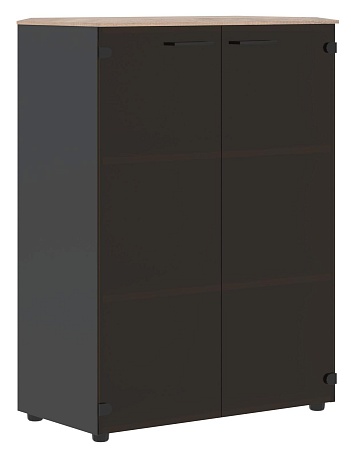 Шкаф со стеклянными дверьми и топом JMC 85.2C