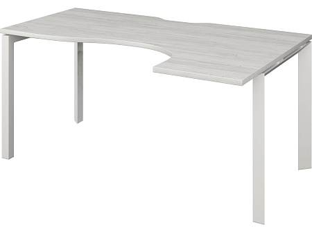 Стол эргономичный правый на металлокаркасе НТМП.П-060.ПР