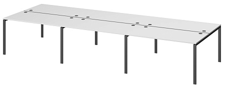 Бенч двойной на 6 рабочих мест АМБ-005-6