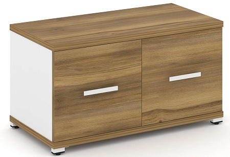 Шкаф одна широкая секция, 1 ниша (2 фасада ЛДСП, 1 ниша) CN.STS-113 B/W