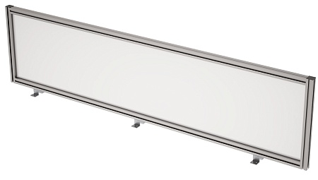 Барьер фронтальный в алюминевом профиле, вставка с...