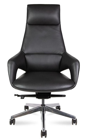 Кресло офисное Шопен FK 0005-A black leather