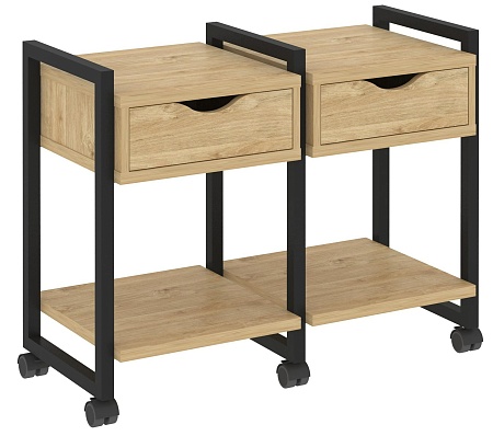 Тумба на колесных опорах наборная. Вариант №1 VR.L-TN-1.K