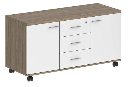 Тумба сервисная с 3 ящ., с замком, 2 фасадами SG.621