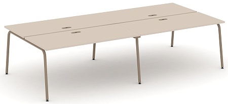 Рабочая станция на 4 места с лючком ES.D.RS-4.4-LK