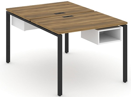 Рабочая станция двух сторонняя с подвесными тумбами на 2 места CN.DRS-101