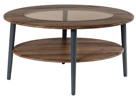 Журнальный столик со стеклом Эль СЖС-01 (Грецкий о...