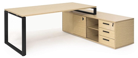 EXE Стол на оп.тумбе L189 черн 101 104 WAL 09