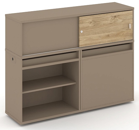 Набор №13. Тумба двойная + низкая надставка ES.NB.2N-13